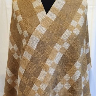 Châle coton-mérino-tencel