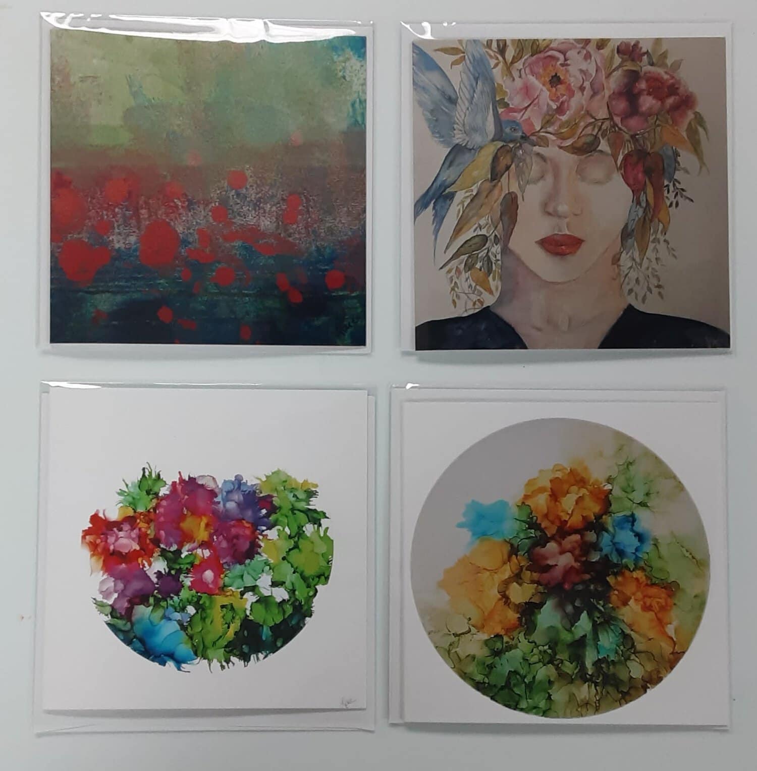 Cartes de souhaits carrées