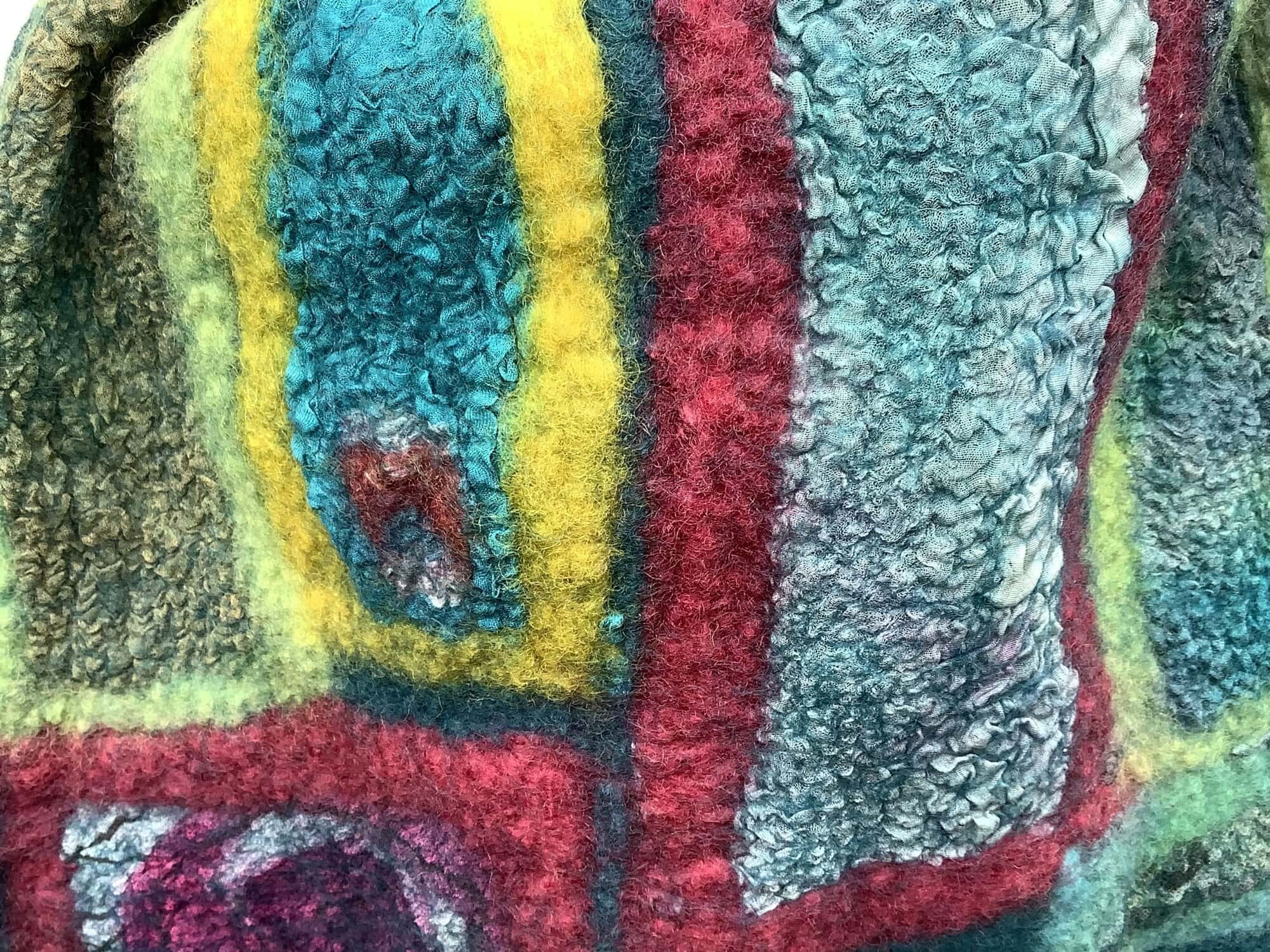 foulard bleu joyeux(25-10) – Image 3