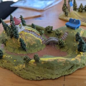 Paysage d'été grand