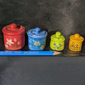 Quatre petits pots