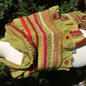 foulard/poncho vert(19-9)