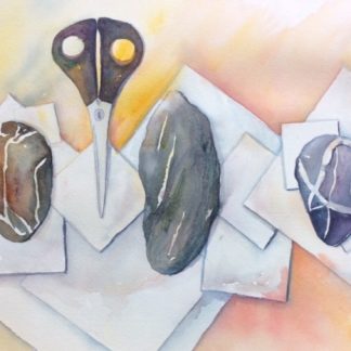 Roches, papier, ciseaux